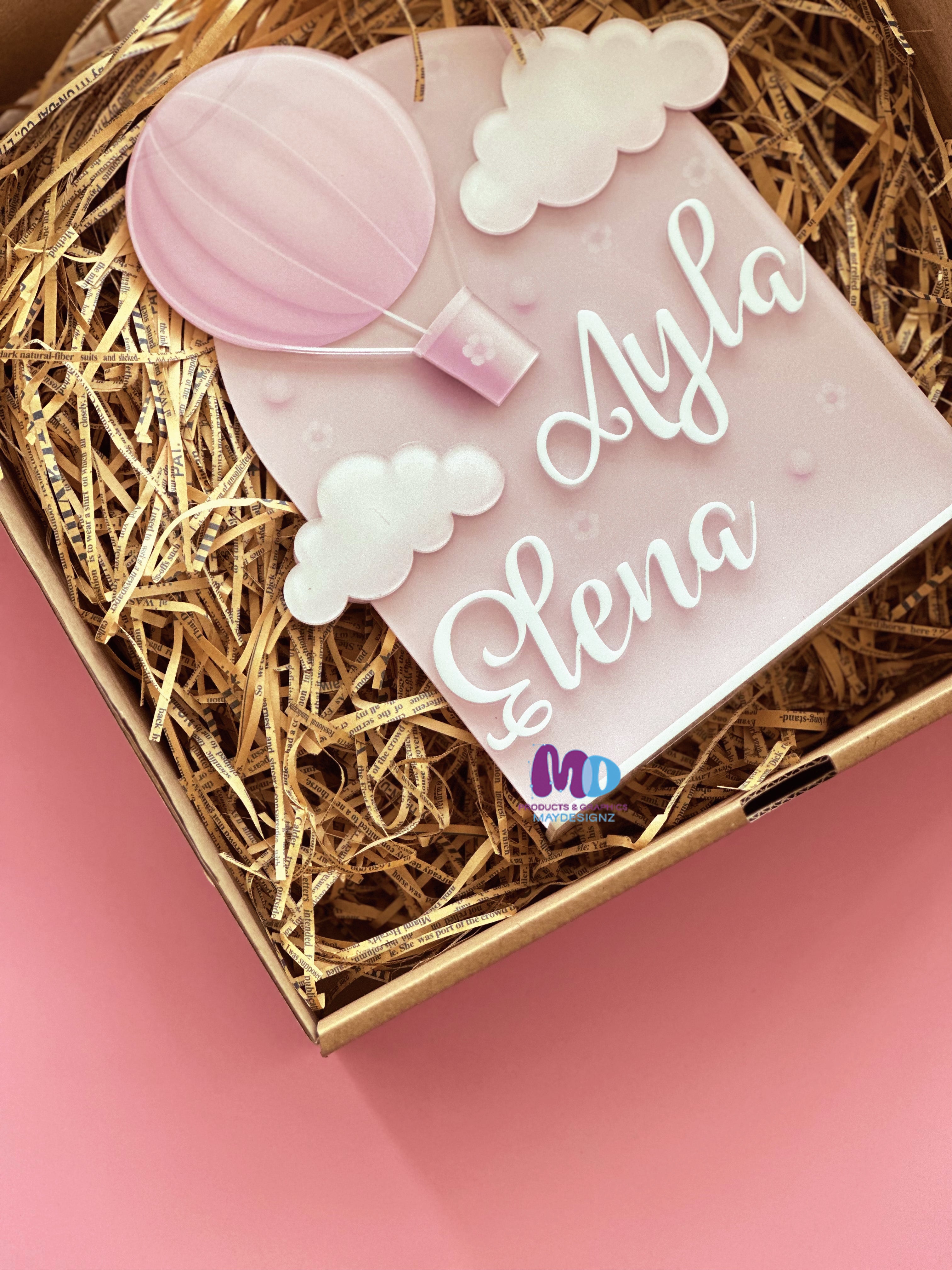 Custom Baby Stand (clouds)