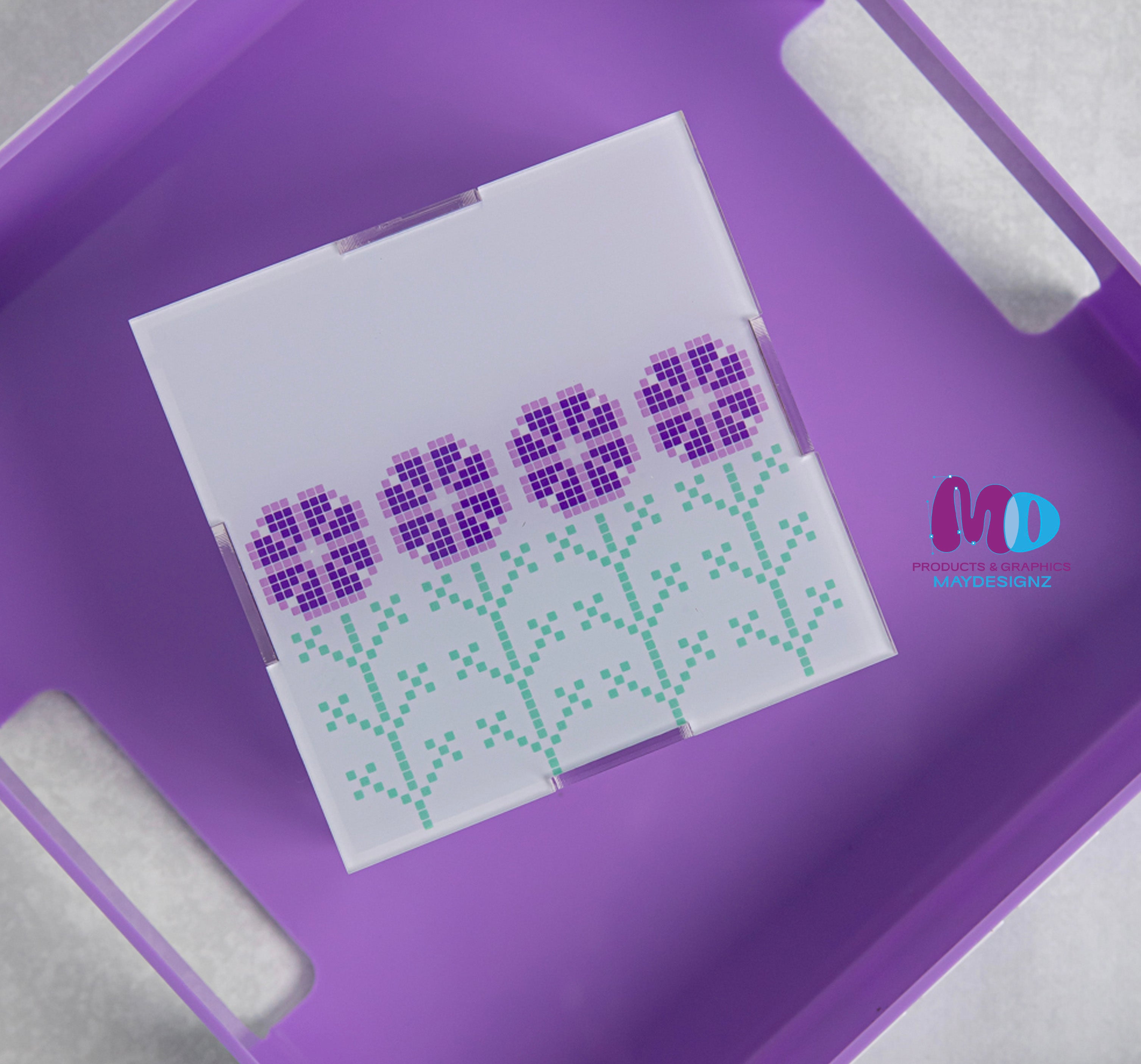 Spring small box (purple)